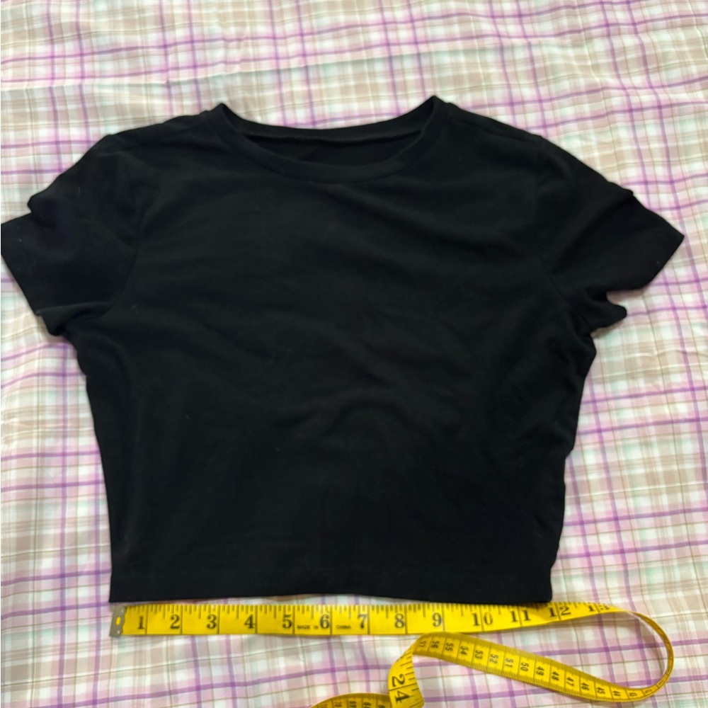 Wild Fable Black Crop Top